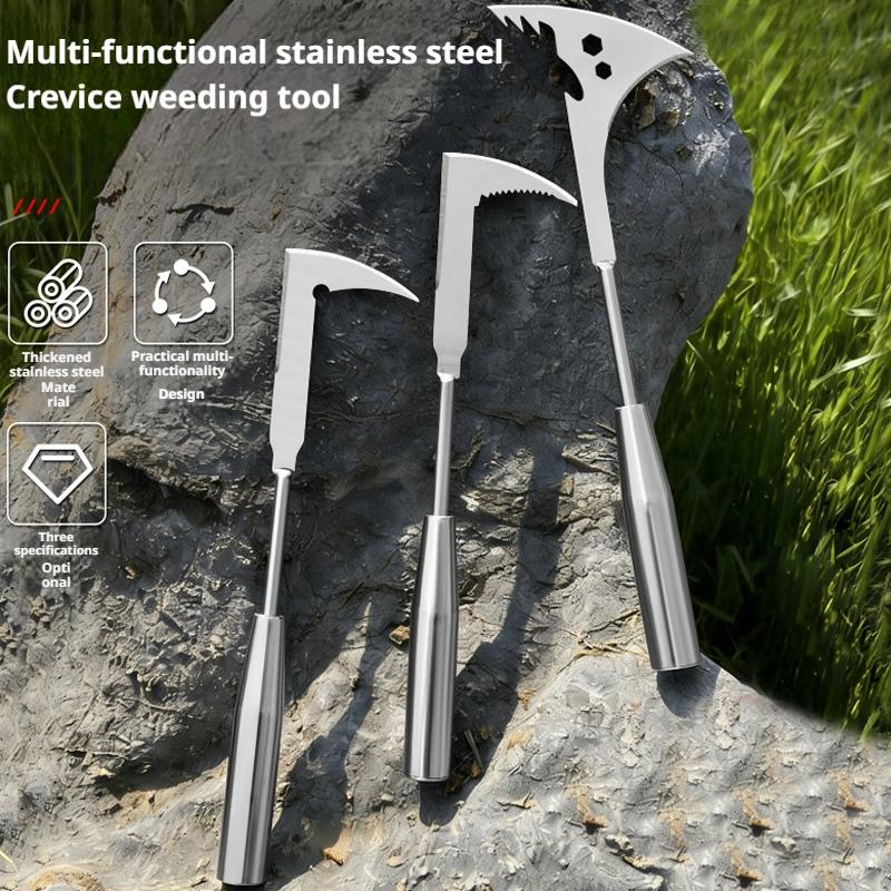 Gardening Tools To Remove Weeds - L-образный инструмент для прополки из нержавеющей