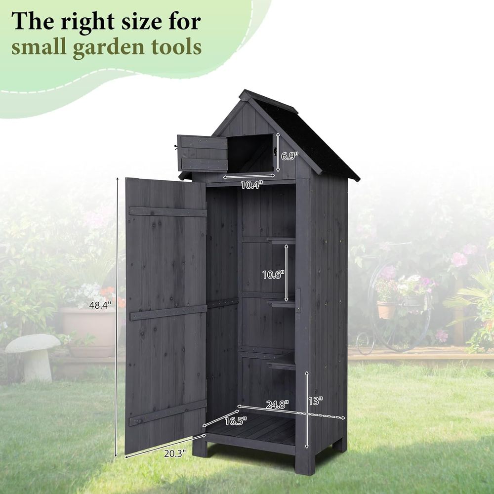 Уличный деревянный сарай для х – обзор и цена Gardening Tools Organizer