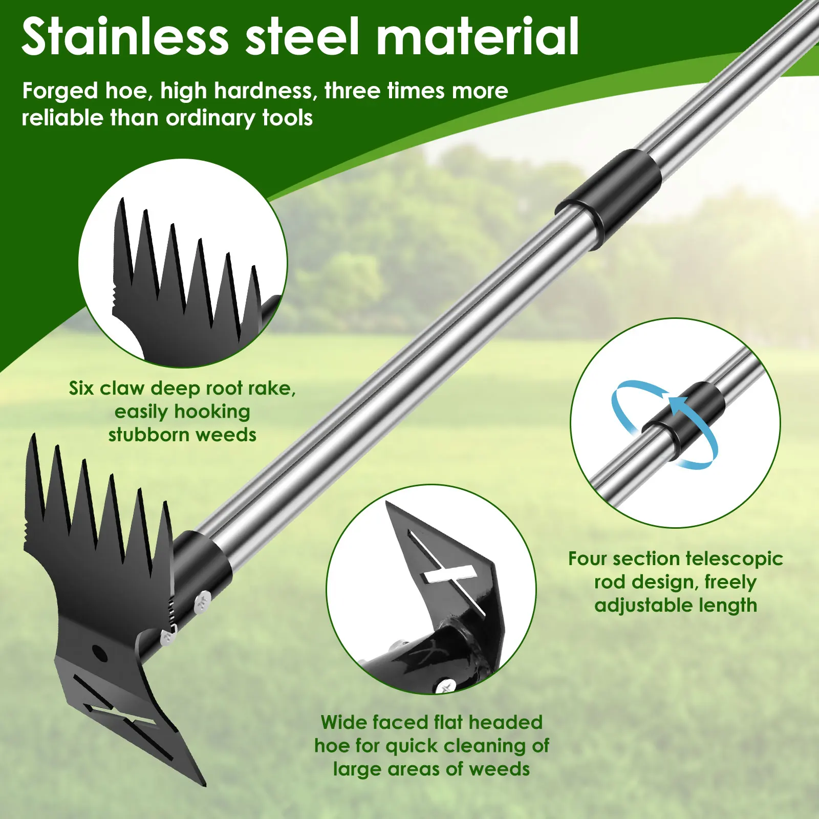Садовые грабли из нержавеющей  – обзор и цена Gardening Tools To Remove Weeds
