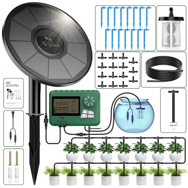 Солнечное ирригационное оборуд – обзор и цена Drip Irrigation Kit