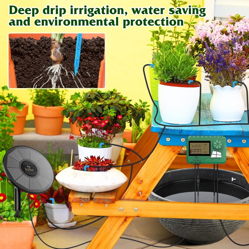 Солнечное ирригационное оборуд – обзор и цена Drip Irrigation Kit