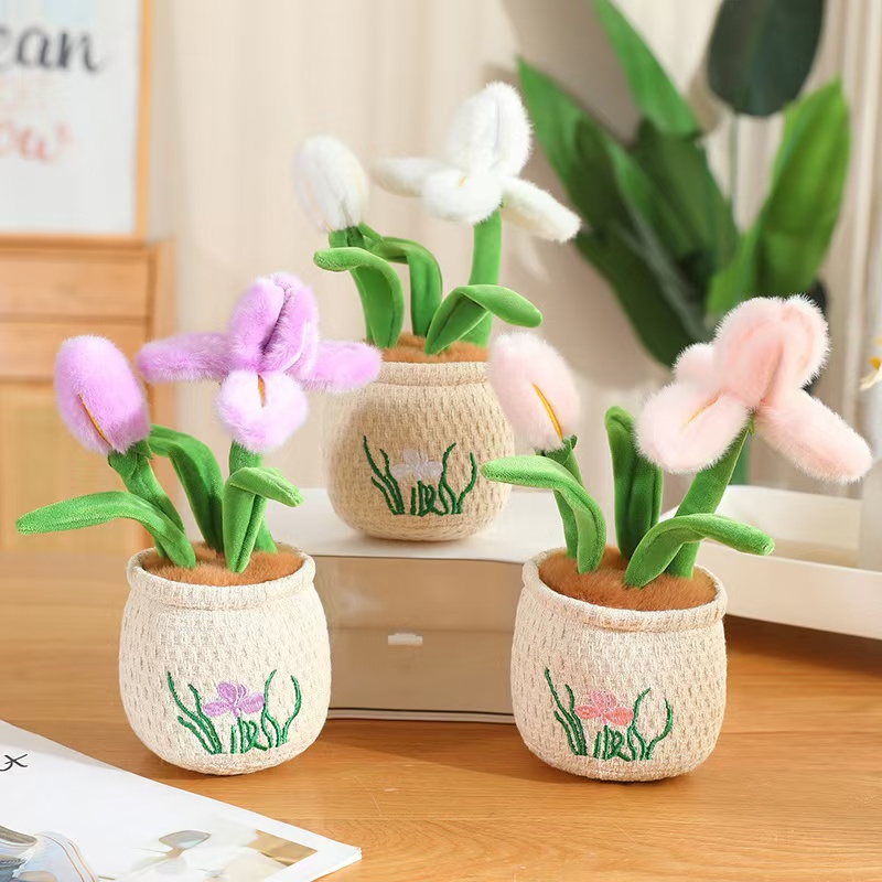Милая плюшевая игрушка-цветок  – обзор и цена Orchid Potting Mix